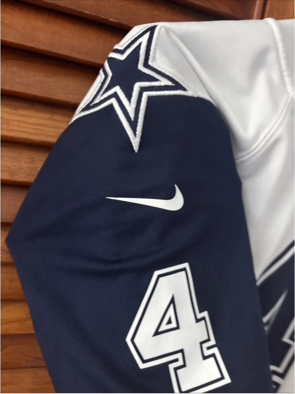 Dallas Cowboys Dak Prescott #4 Nike On Field Youth Jersey White Size L 14/16